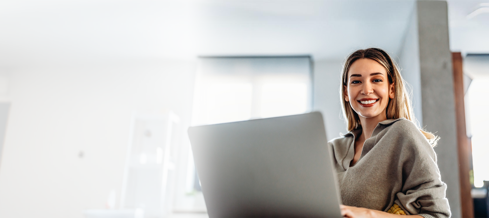 Person learning Spanish online with a native tutor